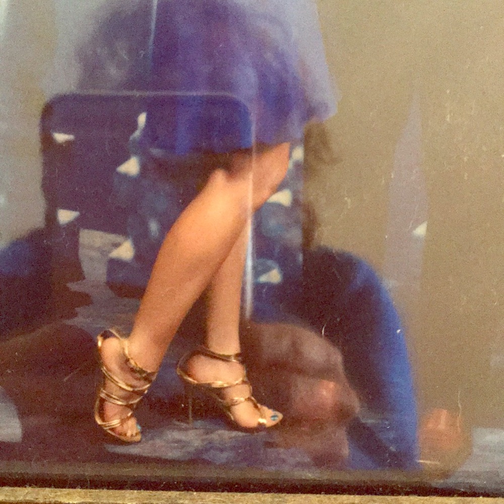 Sexy Gold High Heels